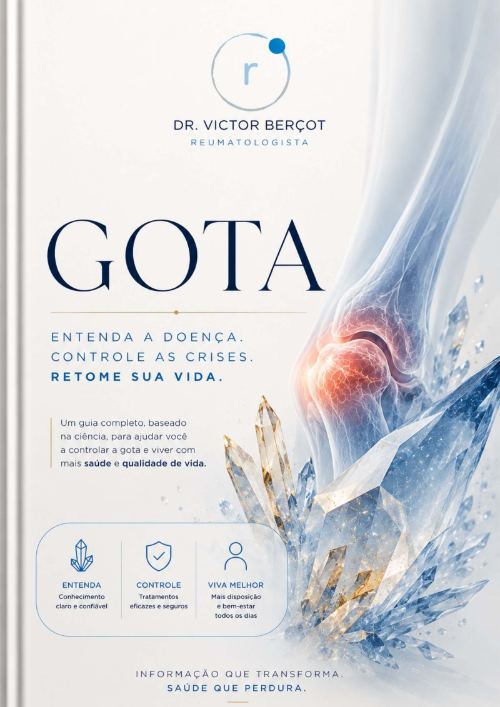Capa do e-book Gota: Guia Completo para Pacientes