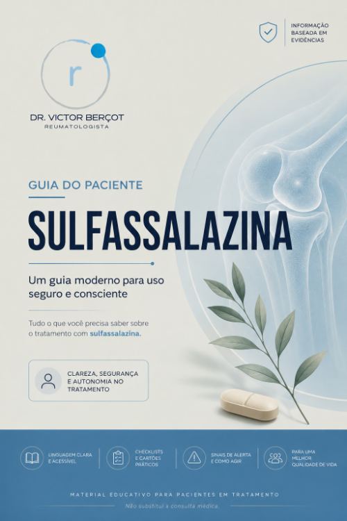 Capa do e-book Sulfassalazina · Guia para Pacientes
