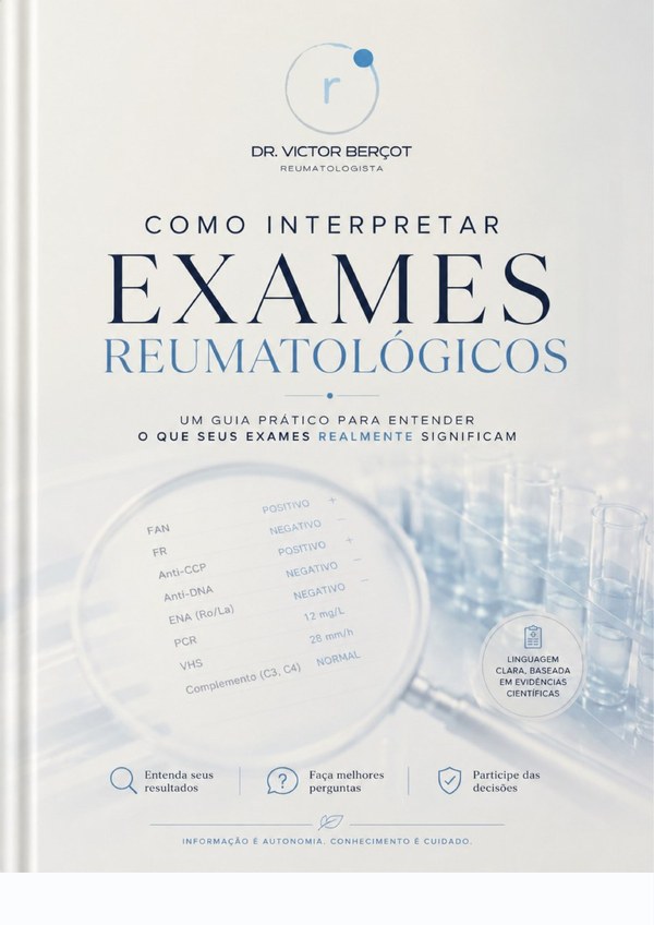 Capa do e-book Exames Reumatológicos